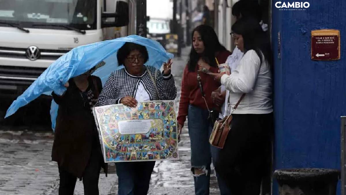 Frente frío 22 traerá lluvias, heladas y vientos fuertes a Puebla y estados cercanos