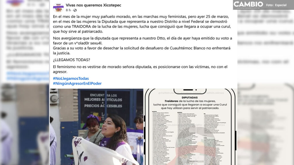 Publicación Colectivo feminista