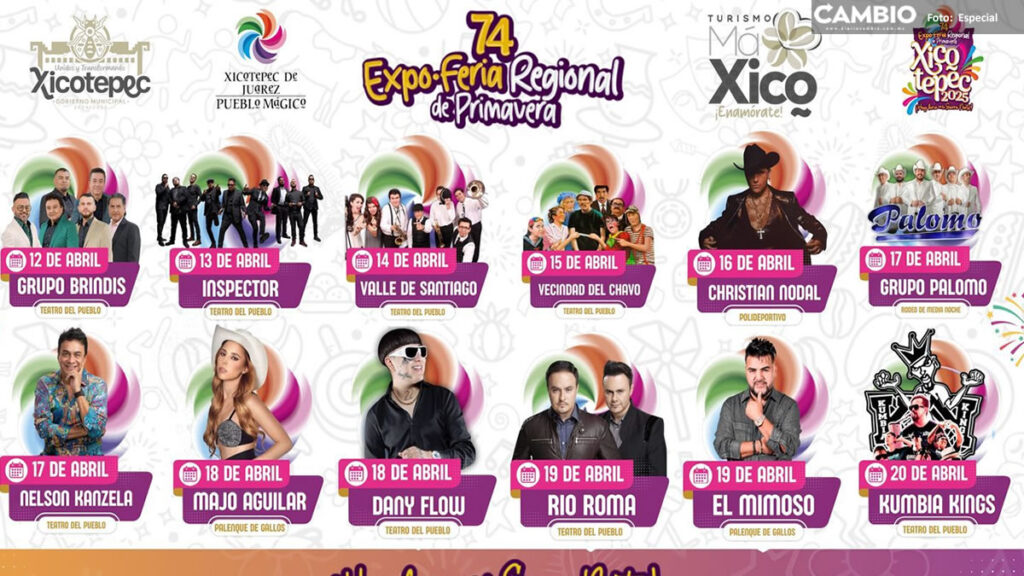 cartelera Feria Xicotepec