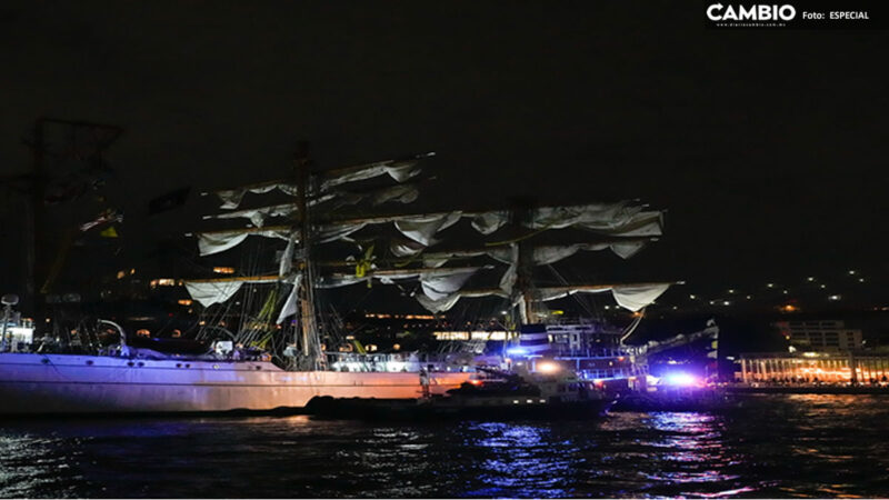 Buque Escuela Cuauhtémoc de la Marina choca contra el Puente de Brooklyn: el alcalde reveló las causas