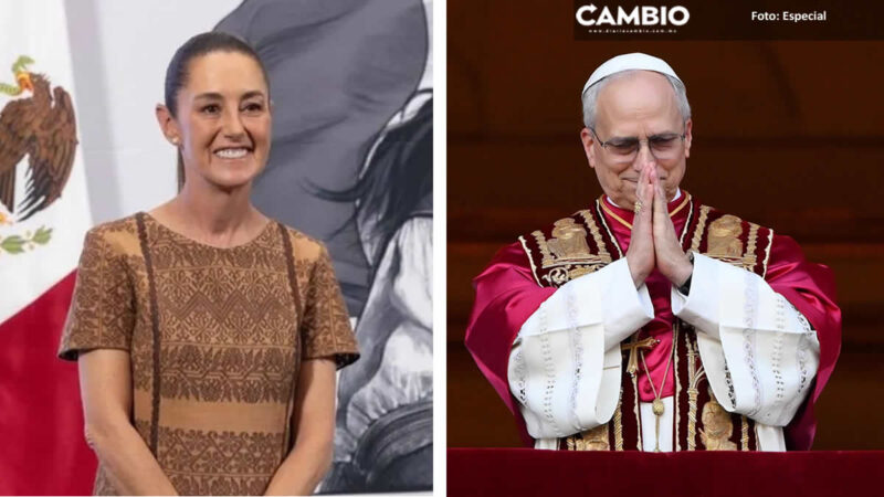 Sheinbaum felicita al papa León XIV y anuncia invitación para visitar México