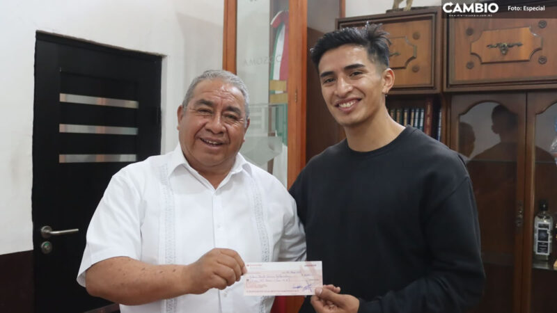 Rubén García, primer poblano seleccionado nacional de Parkour, recibe apoyo del Gobierno de Amozoc