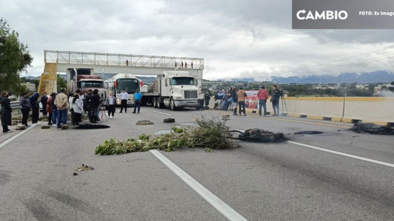 Ejidatarios permiten paso en la autopista México–Puebla solo 15 minutos por hora ¡Atención conductor!