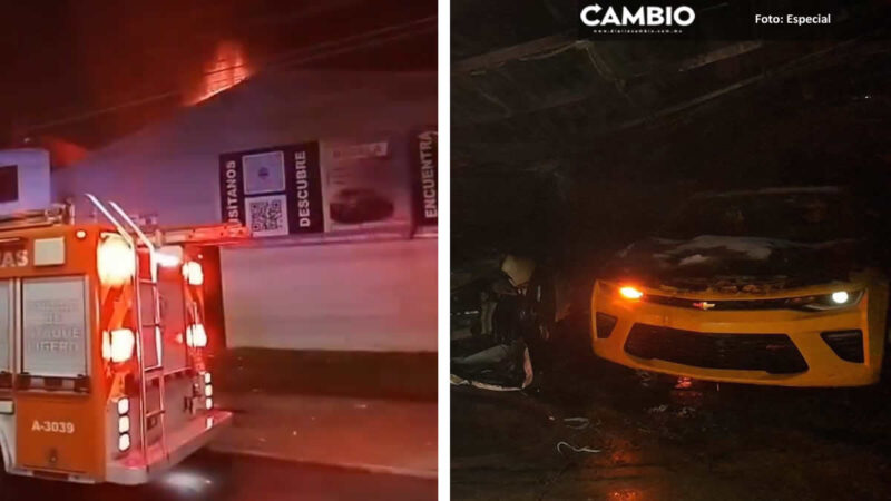 Corvette, motos y más: nueve vehículos calcinados tras incendio en lote de autos de "Grupo Maizero"