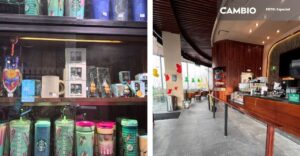 Para su colección: Pareja de 'novios' se roba ocho termos del Starbucks Downtown en Angelópolis