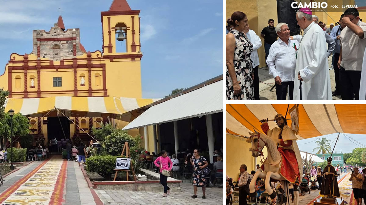 Templo de Santiago Apóstol en Atzala reabre sus puertas siete años después del sismo de 2017