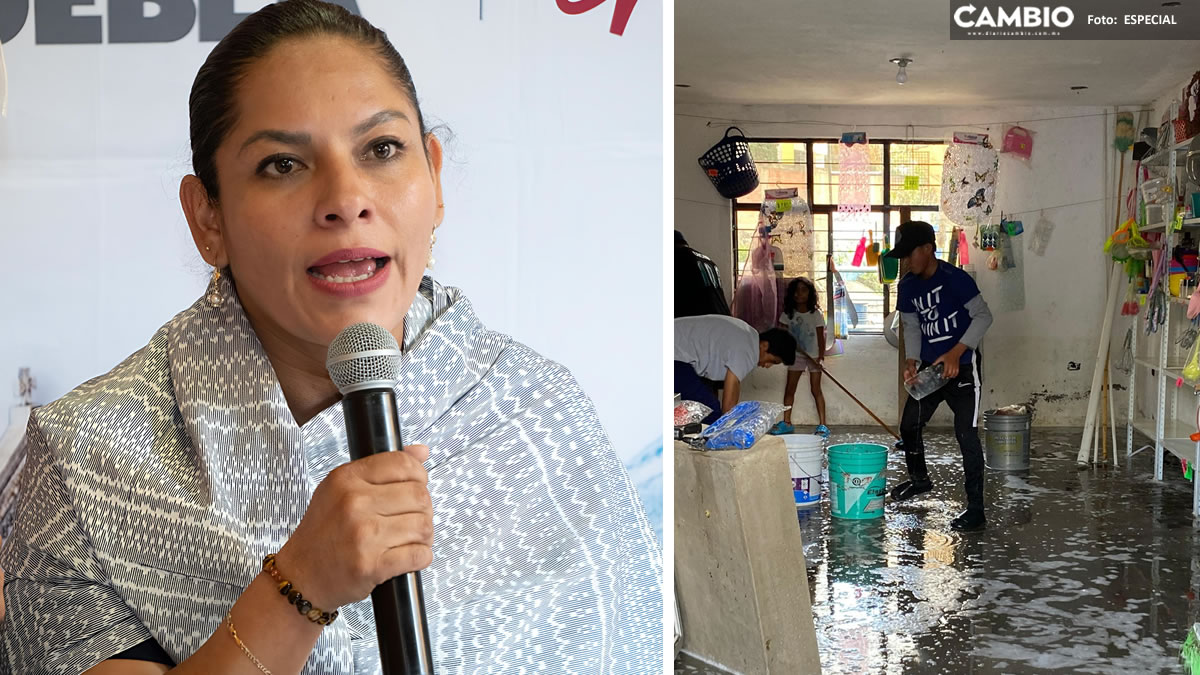 Desbordamiento del río Zapatero fue por descargas clandestinas de escombros: Lupita Cuautle