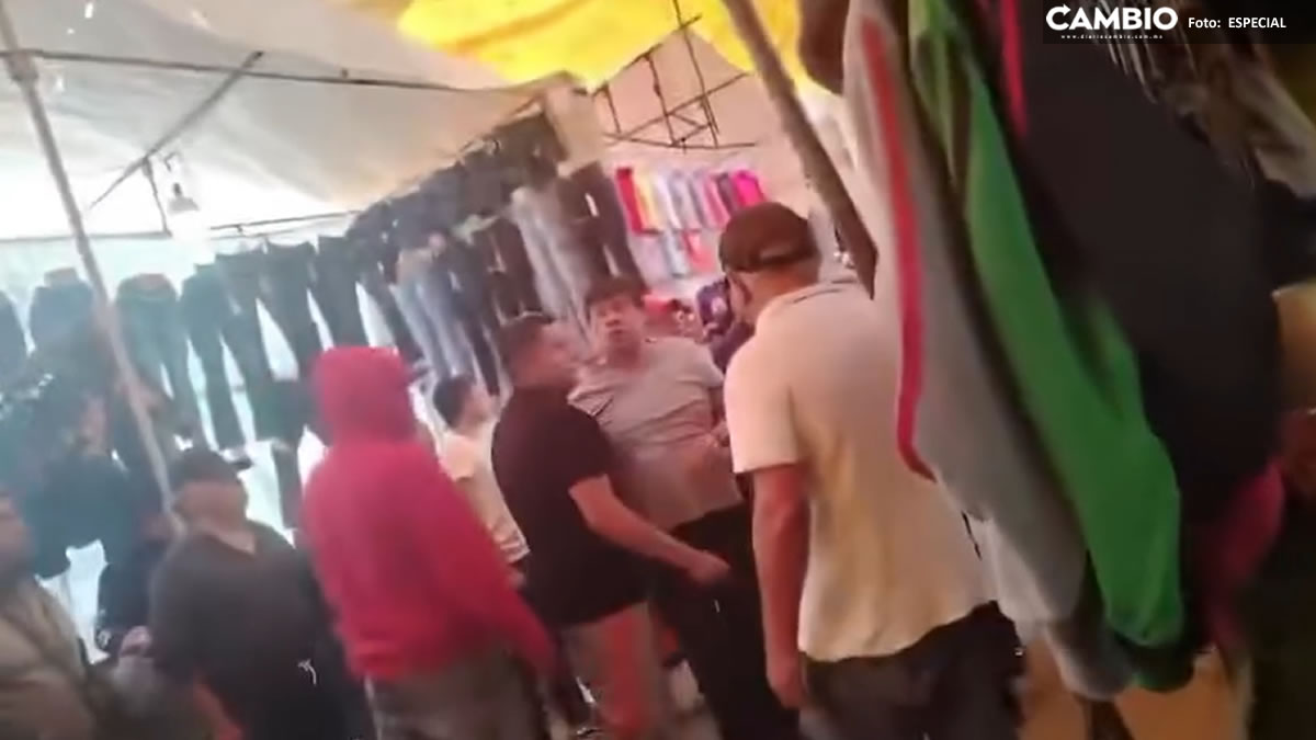 Problemas internos en tianguis de Texmelucan podrían haber iniciado las detonaciones de arma de fuego