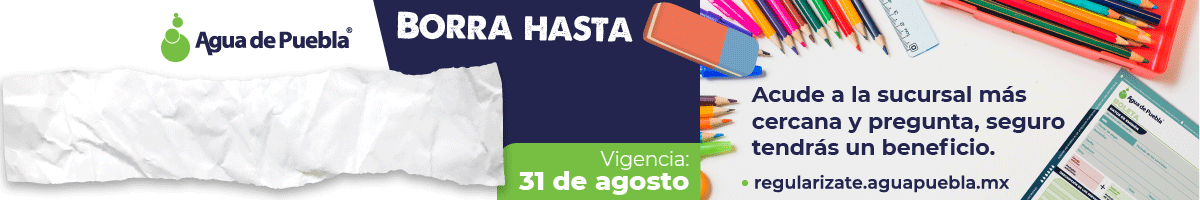 Agua de Puebla - Regreso a Clases