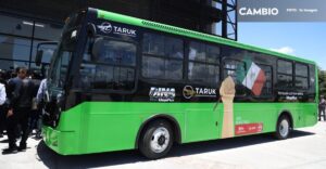 Puebla recibirá 20 autobuses eléctricos “Taruk” que conectará sus principales zonas turísticas