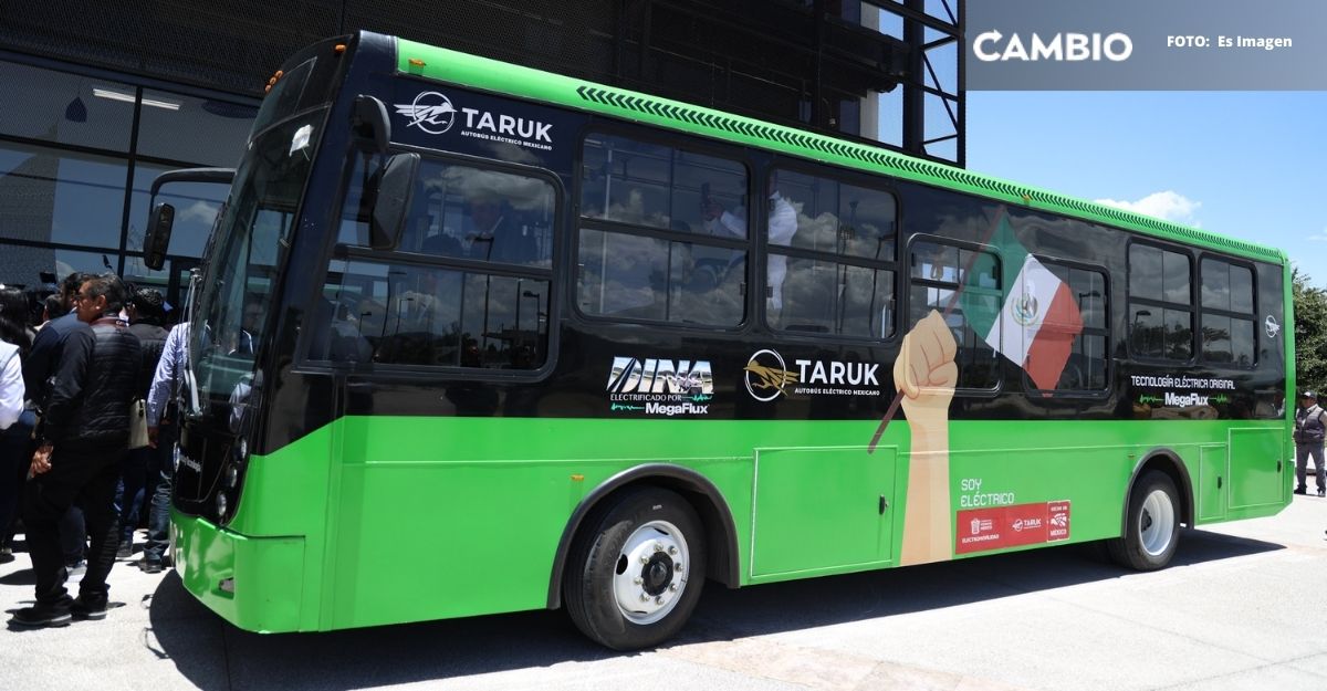 Puebla recibirá 20 autobuses eléctricos “Taruk” que conectará sus principales zonas turísticas