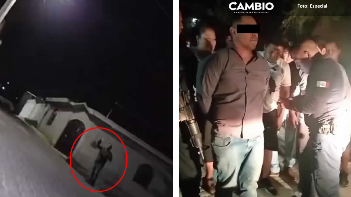 Grababa casas y casi no lo cuenta: Vecinos furiosos lo atrapan en Altepexi