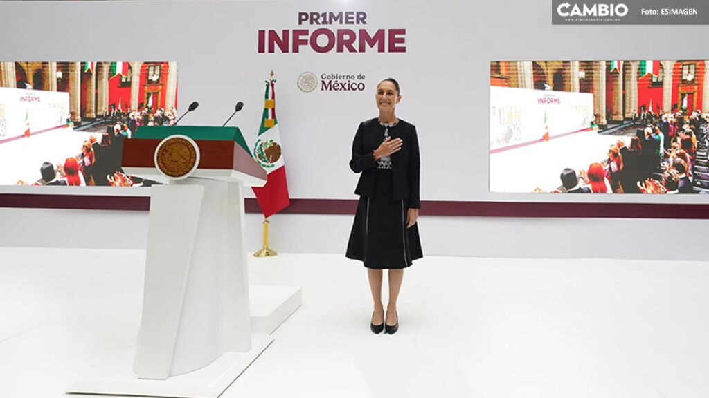 Puebla destaca en el Primer Informe de Sheinbaum por avances en salud, educación e infraestructura