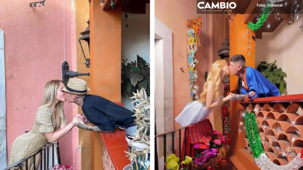 Santa Fe Klan repite foto que se tomó con Maya Nazor en el Callejón del Beso, ahora con su nueva novia