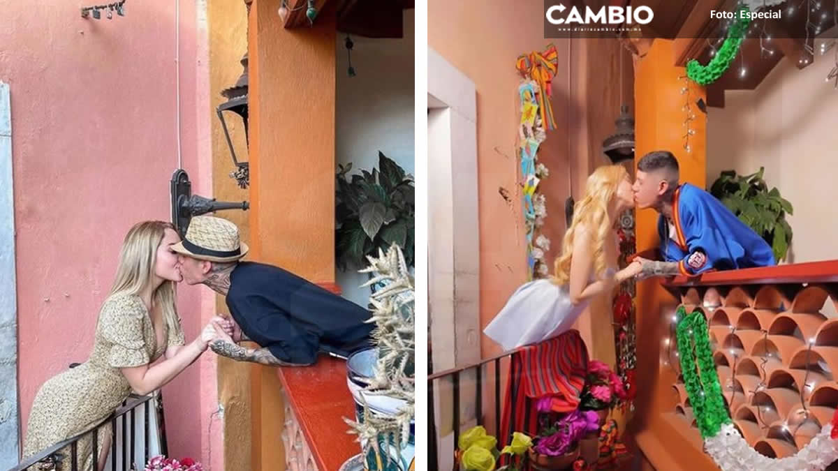 Santa Fe Klan repite foto que se tomó con Maya Nazor en el Callejón del Beso, ahora con su nueva novia
