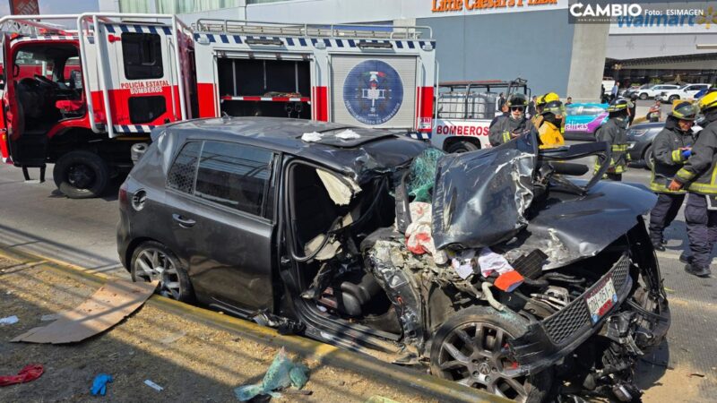 Segunda fallecida de la carambola en la Atlixcáyotl: Paola dueña del Golf negro e iba de copiloto